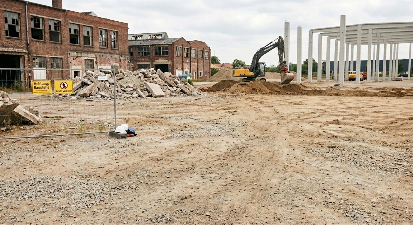 Projektentwicklung, Brownfield, Gewerbeimmobilie
