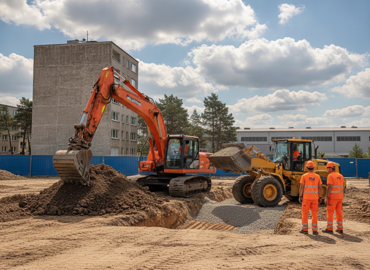 Erdarbeiten und Aushub