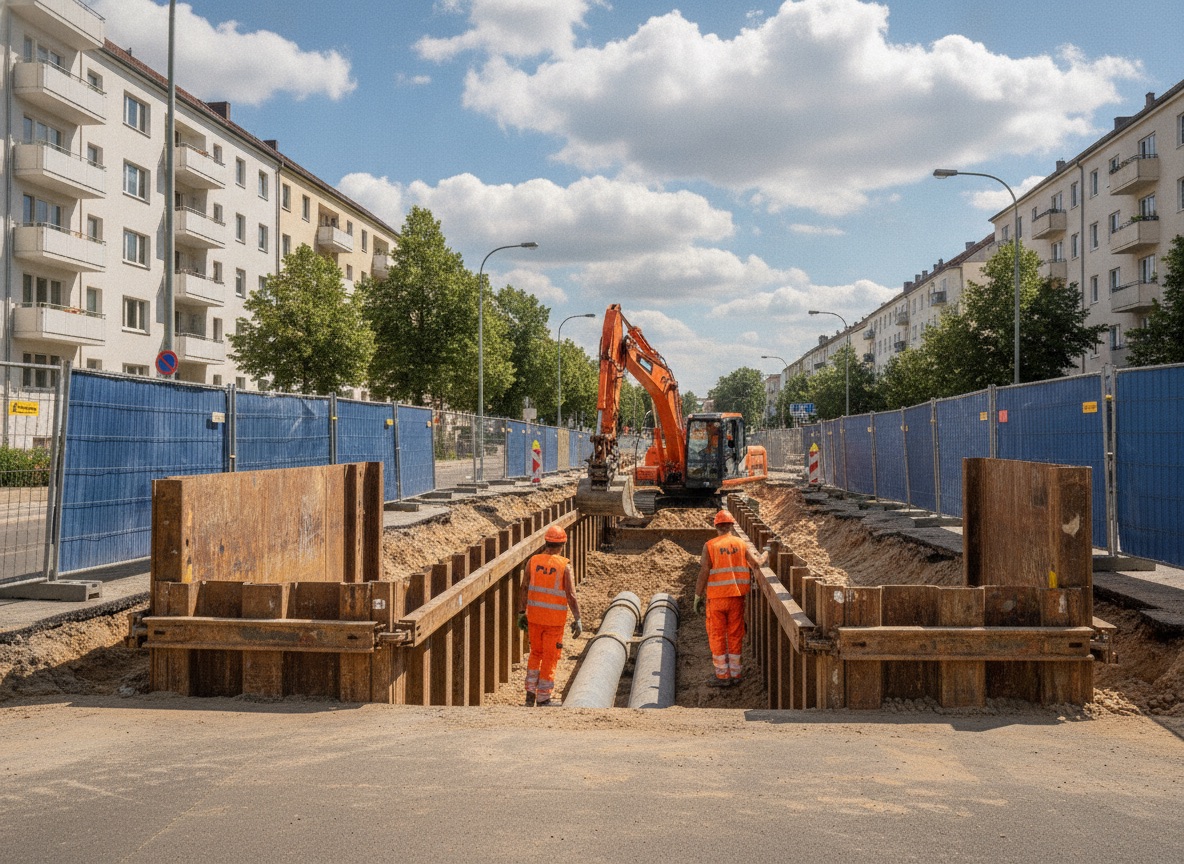Leitungsbau in Berlin